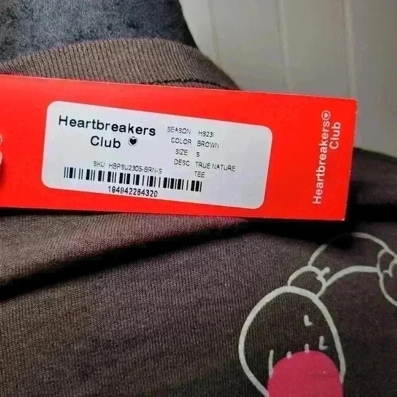 Heartbreakers club, 100% cotton, size small. - Picture 3 of 4